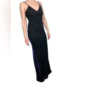 Vintage Y2K iridescent whimsigoth full length maxi dress size medium